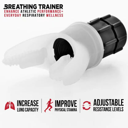 Lung Capacity Abdominal Breathing Trainer - Portable Fitness Equipment for Enhanced Lung Endurance and Breathing Exercises